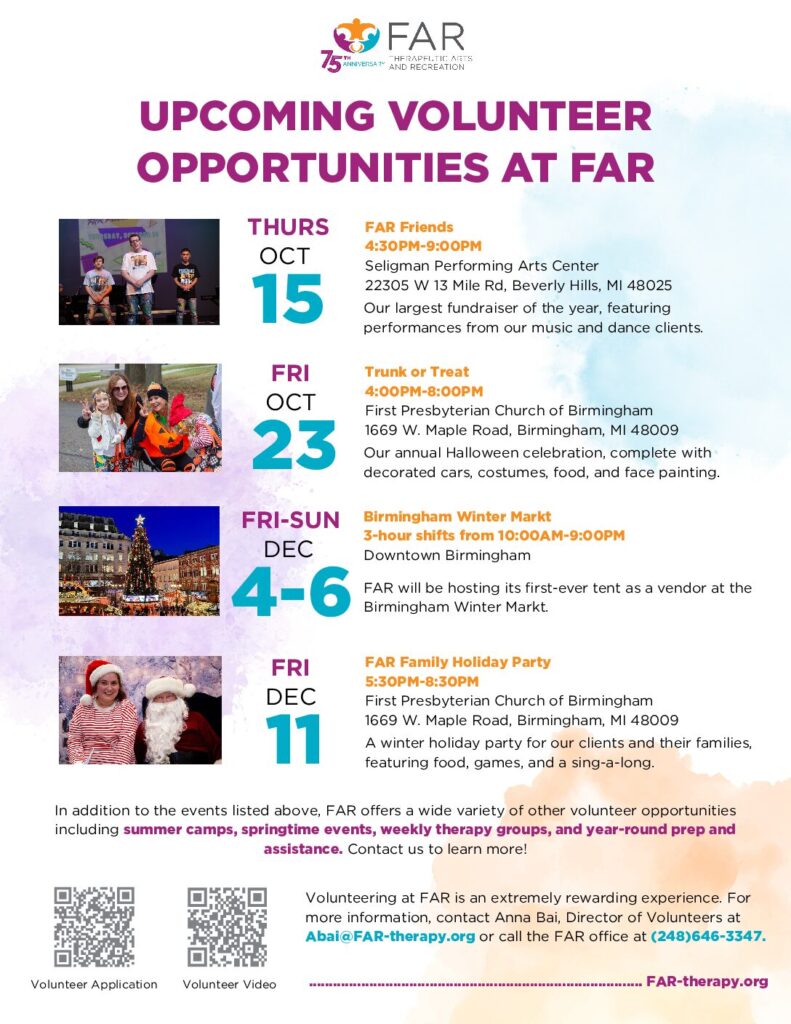 Volunteer Event Opportunities